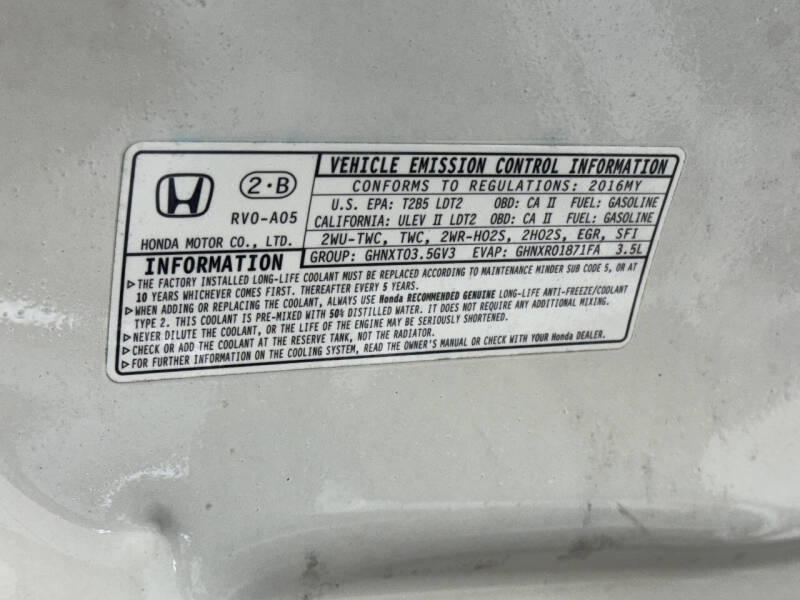 2016 Honda Odyssey EX-L w/RES