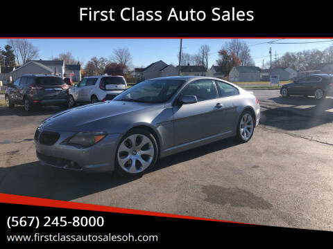 2005 BMW 6 Series for sale at First Class Auto Sales in Fostoria OH