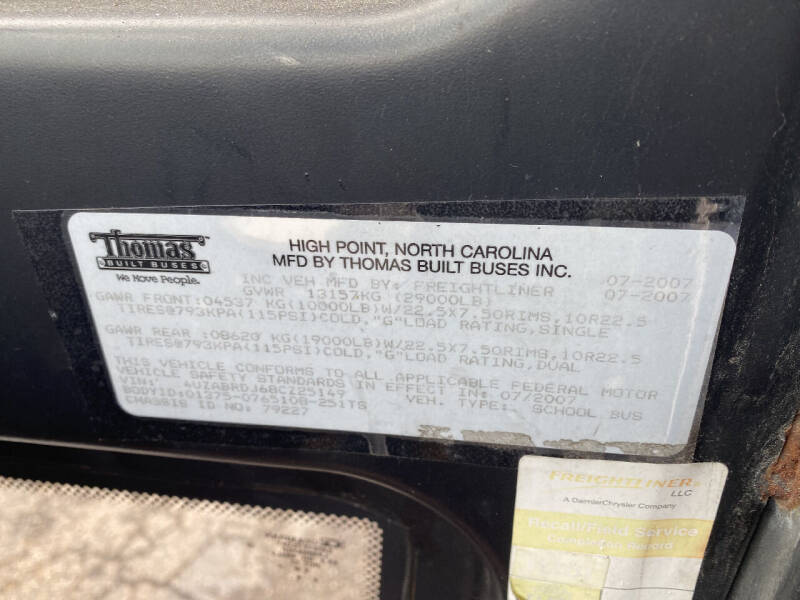 2008 Freightliner B2 Chassis