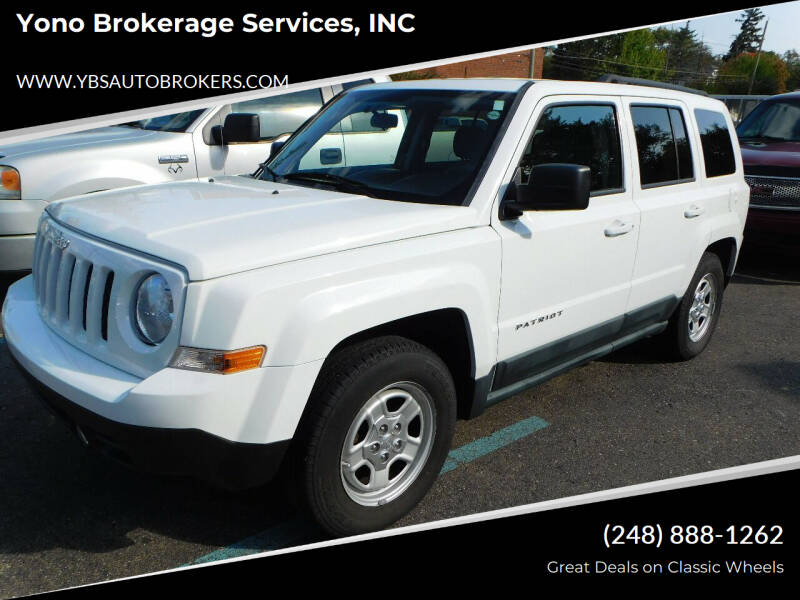 2011 Jeep Patriot for sale at Yono Brokerage Services, INC in Farmington MI