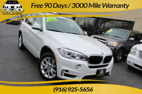 2016 BMW X5 for sale at West Coast Auto Sales Center in Sacramento CA