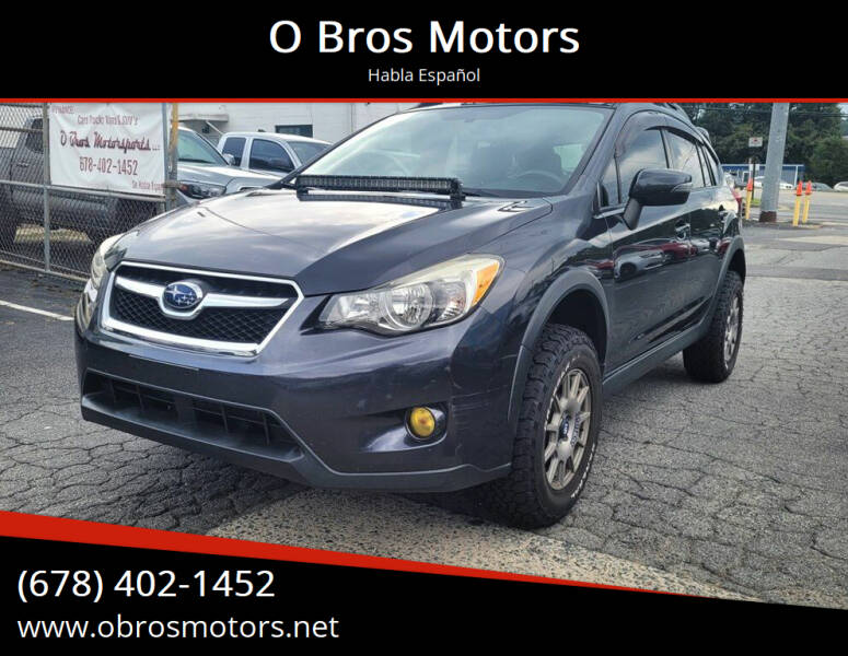 2015 Subaru XV Crosstrek for sale at O Bros Motors in Marietta GA