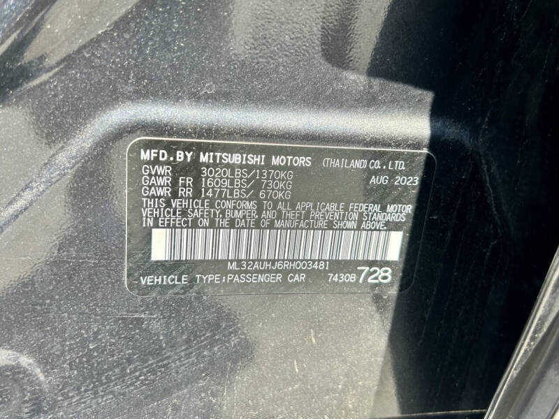 2024 Mitsubishi Mirage ES