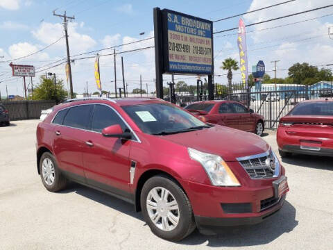 2012 Cadillac SRX for sale at S.A. BROADWAY MOTORS INC in San Antonio TX