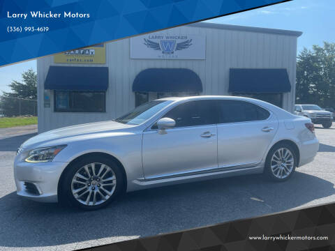 2013 Lexus LS 460 for sale at Larry Whicker Motors in Kernersville NC