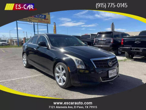 2013 Cadillac ATS for sale at Escar Auto in El Paso TX