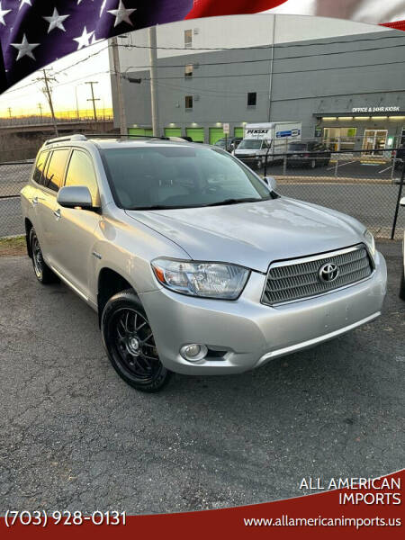 2008 Toyota Highlander Hybrid for sale at All American Imports in Alexandria VA