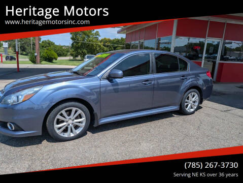 2014 Subaru Legacy for sale at Heritage Motors in Topeka KS