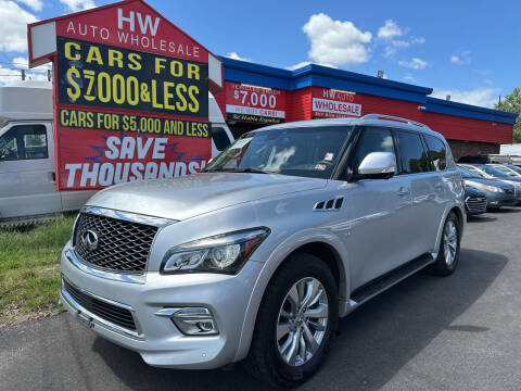 2017 Infiniti QX80 for sale at HW Auto Wholesale in Norfolk VA