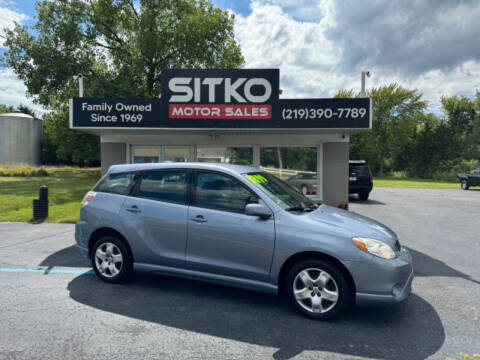 2008 Toyota Matrix for sale at SITKO MOTOR SALES INC in Cedar Lake IN