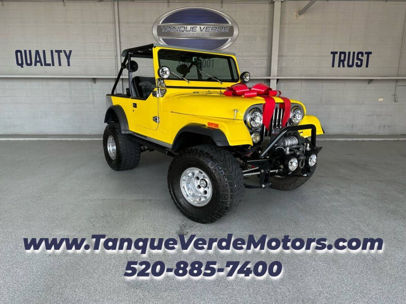 1981 Jeep CJ-7 for sale at TANQUE VERDE MOTORS in Tucson AZ
