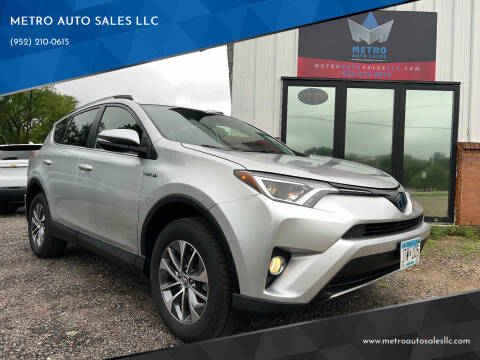 2016 Toyota RAV4 Hybrid for sale at METRO AUTO SALES LLC in Lino Lakes MN