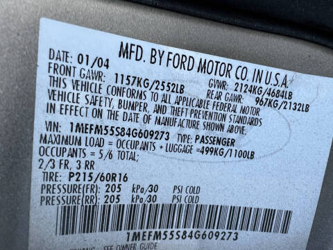 2004 Mercury Sable LS Premium