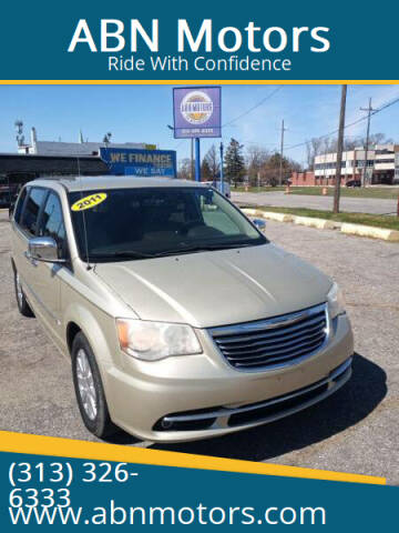 2011 Chrysler Town and Country for sale at ABN Motors in Redford MI