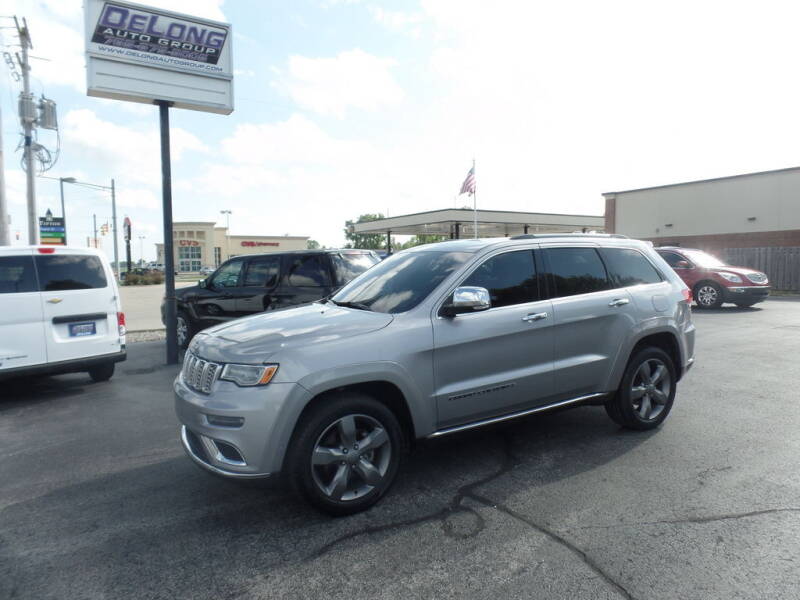 2018 Jeep Grand Cherokee for sale at DeLong Auto Group in Tipton IN
