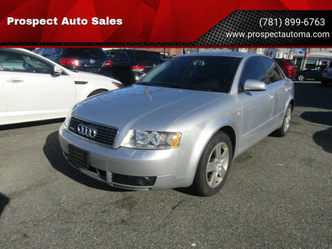 2004 Audi A4 for sale at Prospect Auto Sales in Waltham MA