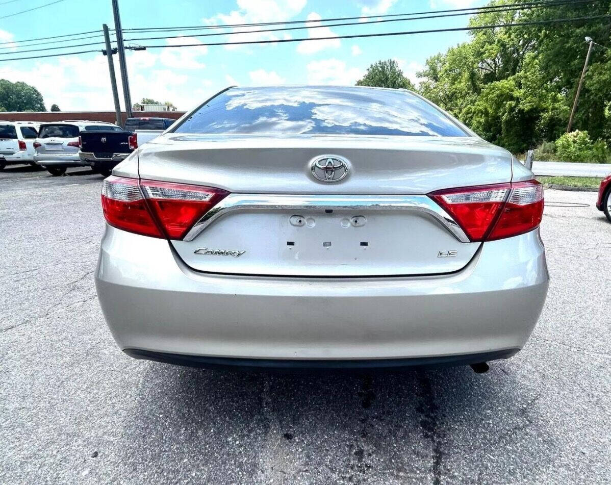 2015 Toyota Camry for sale at JNF Motors in Mount Holly, NC