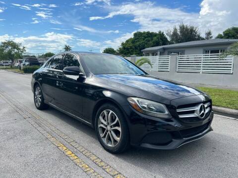 2016 Mercedes-Benz C-Class for sale at MIAMI FINE CARS & TRUCKS in Hialeah FL