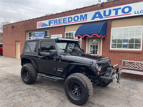 2013 Jeep Wrangler for sale at FREEDOM AUTO LLC in Wilkesboro NC