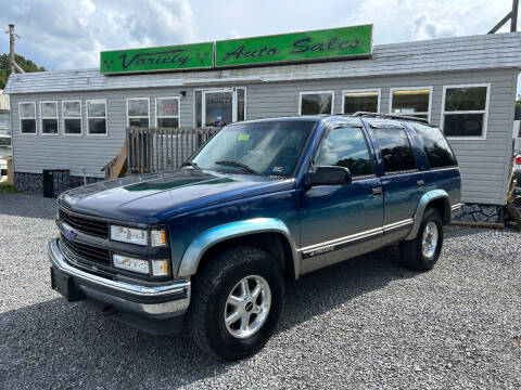 1999 Chevrolet Tahoe for sale at Variety Auto Sales in Abingdon VA