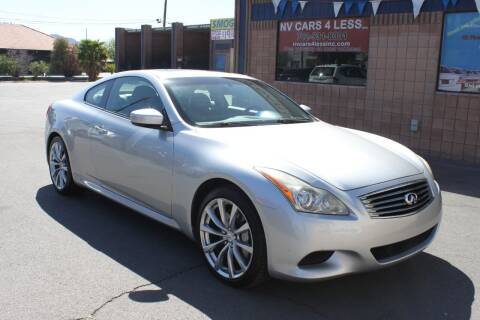 2009 Infiniti G37 Coupe for sale at NV Cars 4 Less, Inc. in Las Vegas NV