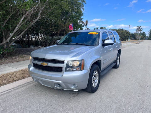 2013 Chevrolet Tahoe for sale at L G AUTO SALES in Boynton Beach FL