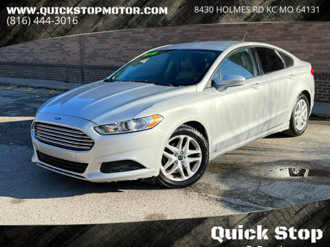 2016 Ford Fusion for sale at Quick Stop Motors in Kansas City MO