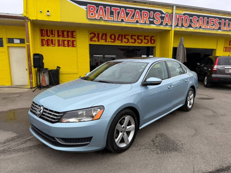 2012 Volkswagen Passat for sale at Baltazar's Auto Sales LLC in Grand Prairie TX