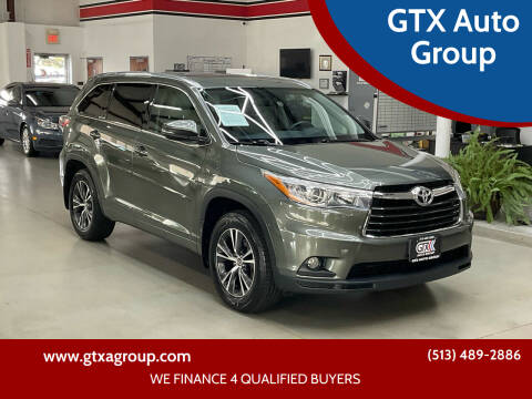 2016 Toyota Highlander for sale at GTX Auto Group in West Chester OH