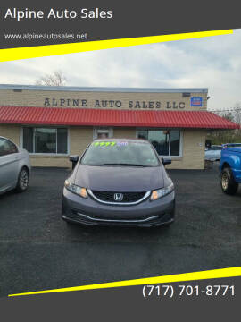 2015 Honda Civic for sale at Alpine Auto Sales in Carlisle PA