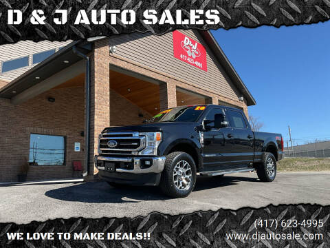 2020 Ford F-250 Super Duty for sale at D & J AUTO SALES in Joplin MO
