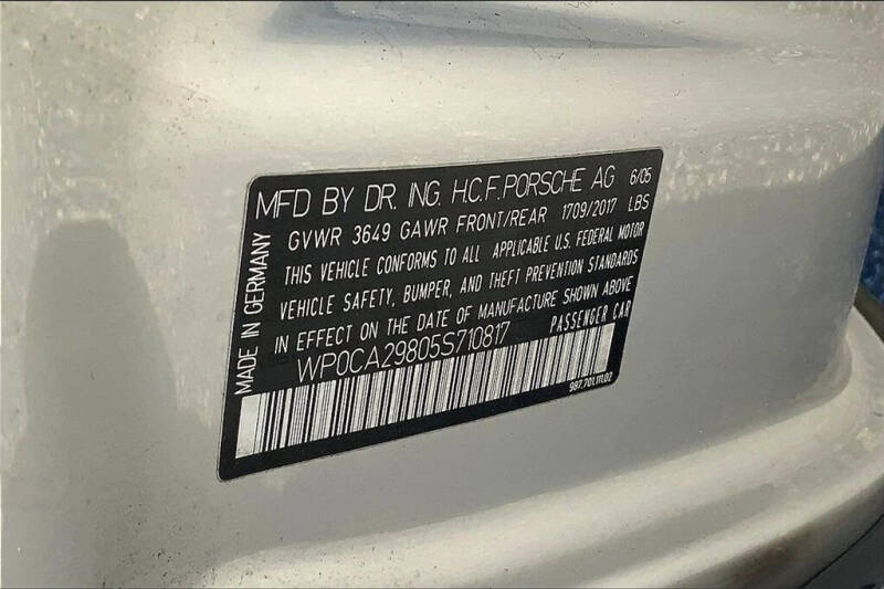 2005 Porsche Boxster