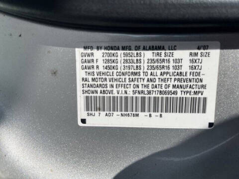 2007 Honda Odyssey