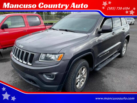 2016 Jeep Grand Cherokee for sale at Mancuso Country Auto in Batavia NY