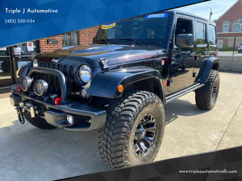 2016 Jeep Wrangler Unlimited for sale at Triple J Automotive in Erwin TN