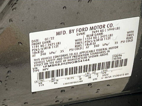 2022 Ford Explorer Timberline