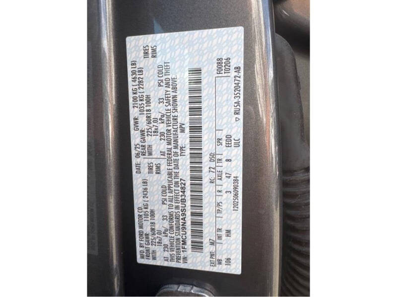 2025 Ford Escape ST-Line Select