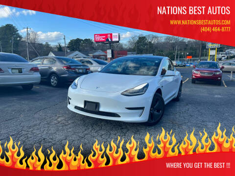 2020 Tesla Model 3 for sale at Nations Best Autos in Decatur GA