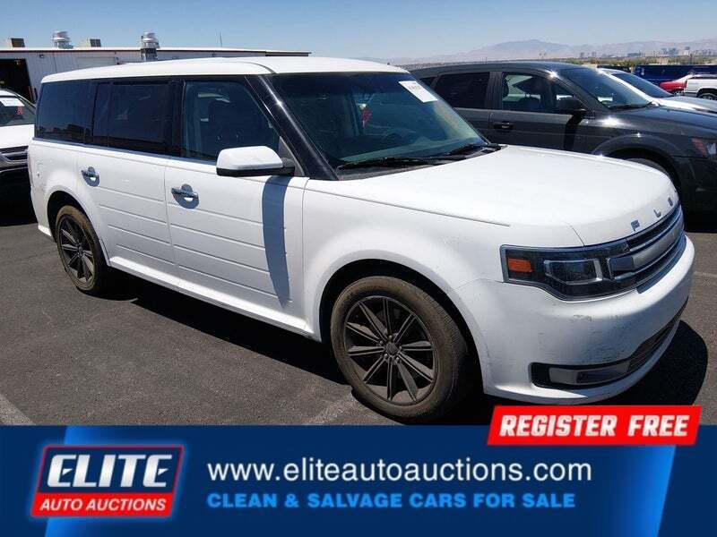 White 2019 Ford Flex Limited AWD Limited 4dr Crossover 1