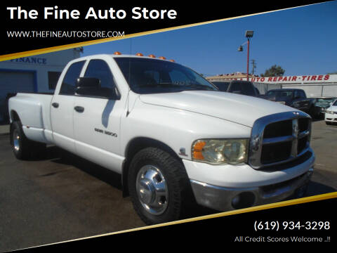 2005 Dodge Ram Pickup 3500 for sale at The Fine Auto Store in Imperial Beach CA