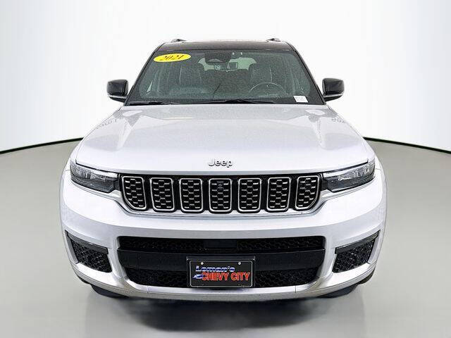 Used 2021 Jeep Grand Cherokee L Summit with VIN 1C4RJKEG9M8164084 for sale in Bloomington, IL