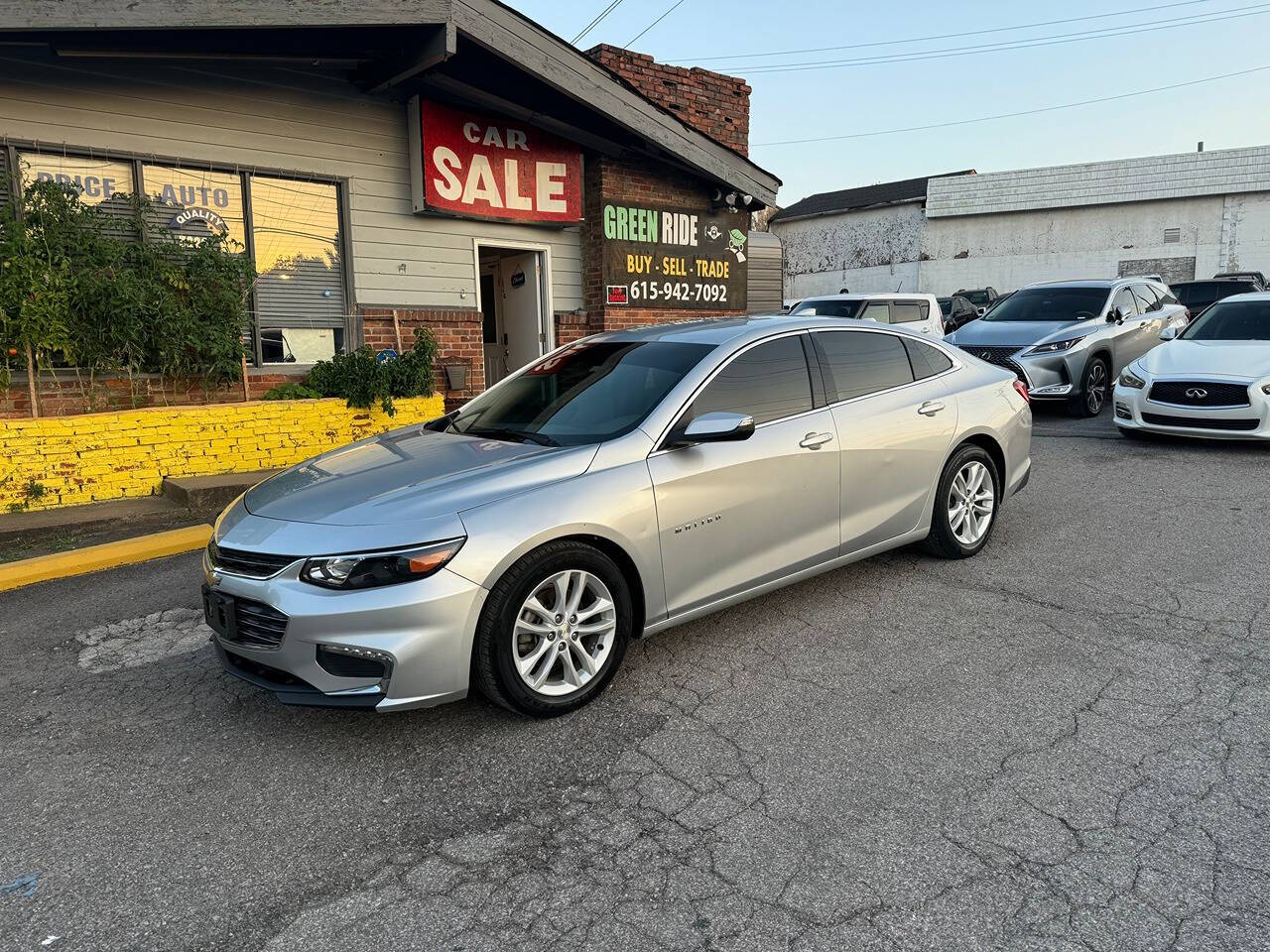 2018 Chevrolet Malibu for sale at Green Ride LLC in NASHVILLE, TN