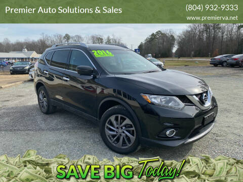 2016 Nissan Rogue for sale at Premier Auto Solutions & Sales in Quinton VA