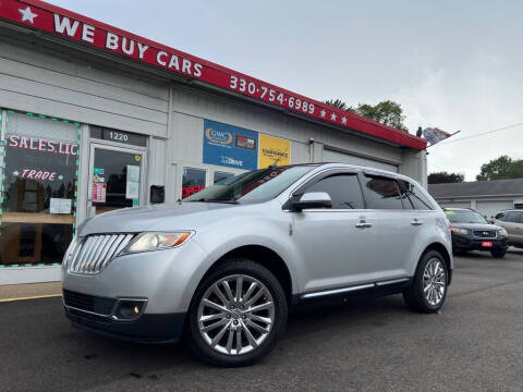 2011 Lincoln MKX for sale at MISSION AUTO SALES, LLC in Canton OH