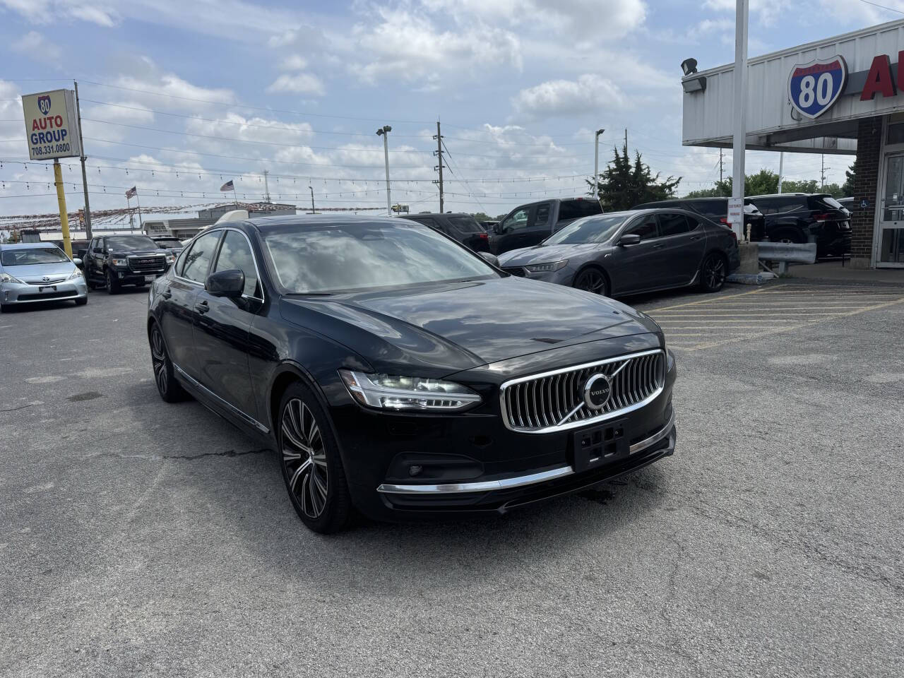 Black 2023 Volvo S90 B6 Plus AWD B6 Plus 4dr Sedan 1