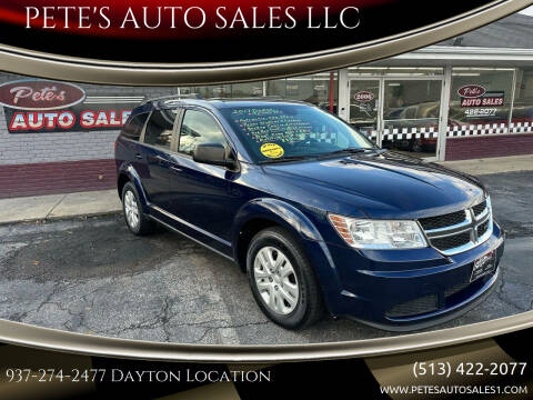 2017 Dodge Journey for sale at PETE'S AUTO SALES LLC - Dayton in Dayton OH