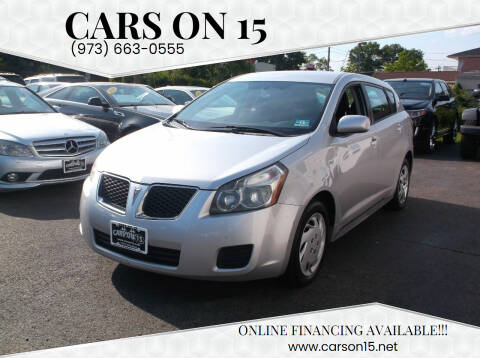 2010 Pontiac Vibe for sale at Cars On 15 in Lake Hopatcong NJ
