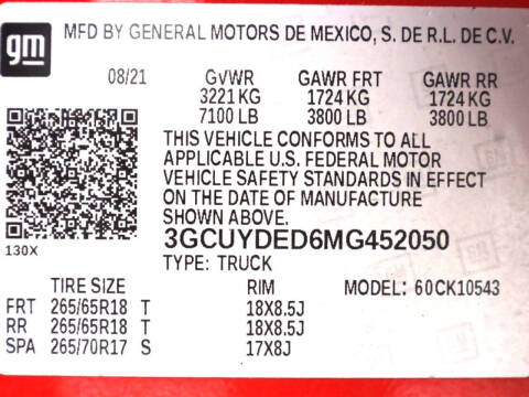 2021 Chevrolet Silverado 1500