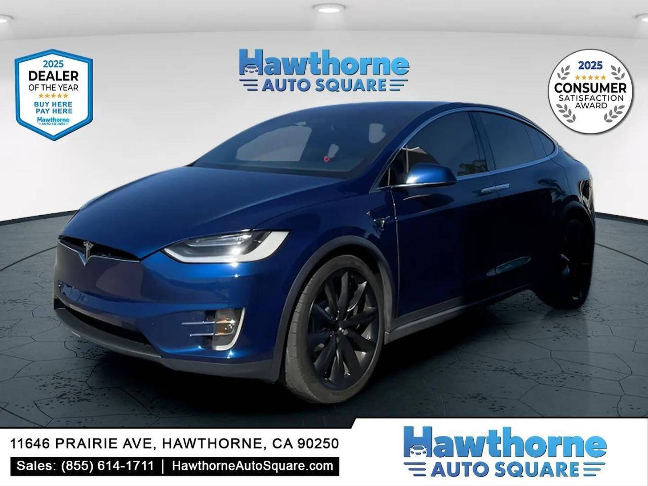 Dk. Blue 2017 Tesla Model X 90D AWD 90D 4dr SUV 1