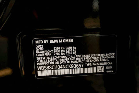 2022 BMW M5